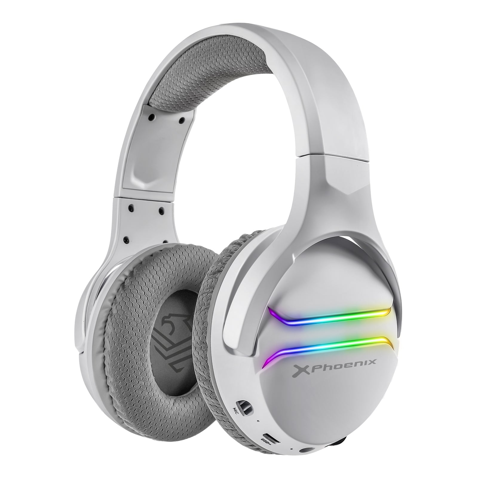 Auriculares inalámbricos gaming echo 7.1 blancos