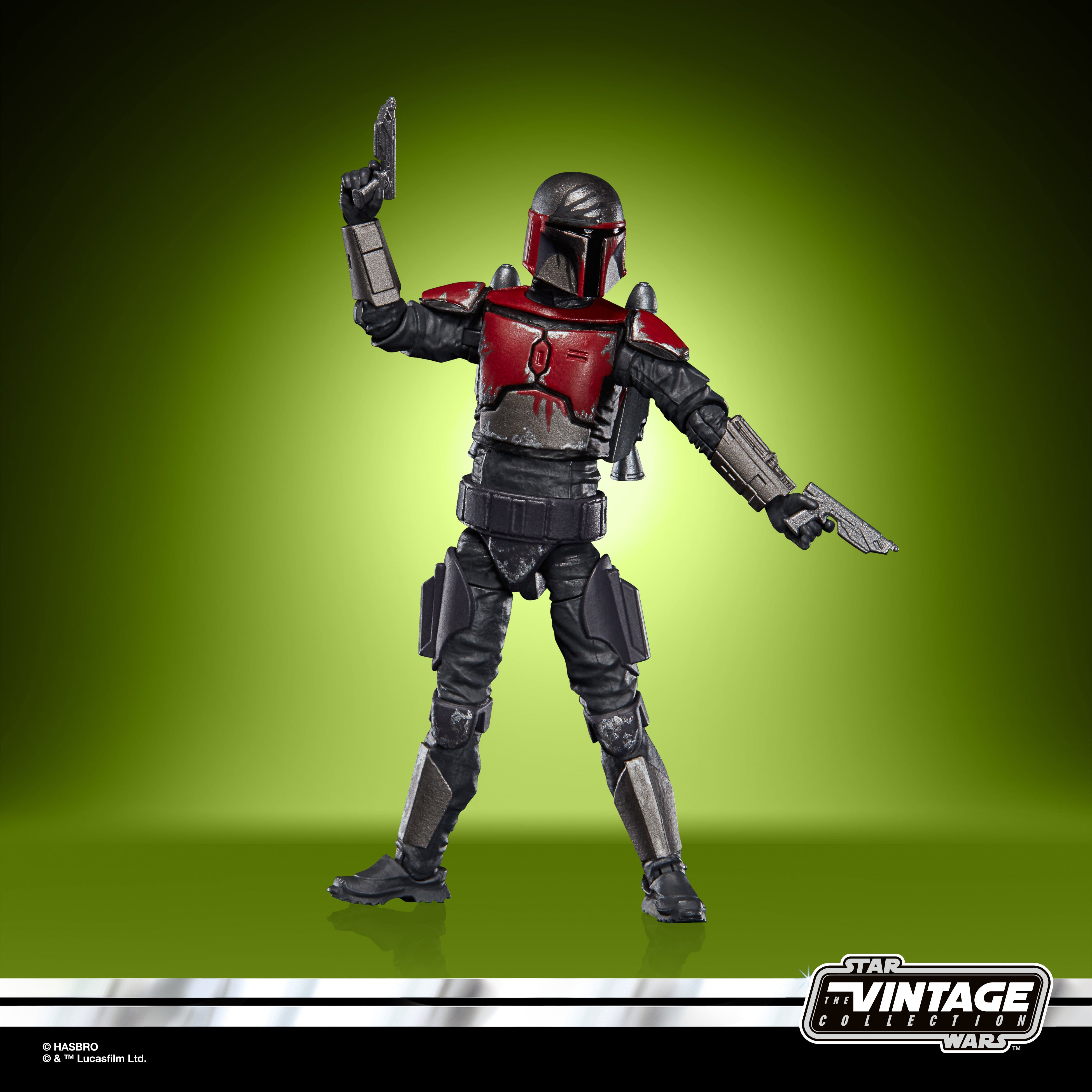 Figura hasbro star wars clone wars mandalorian supercommando vintage