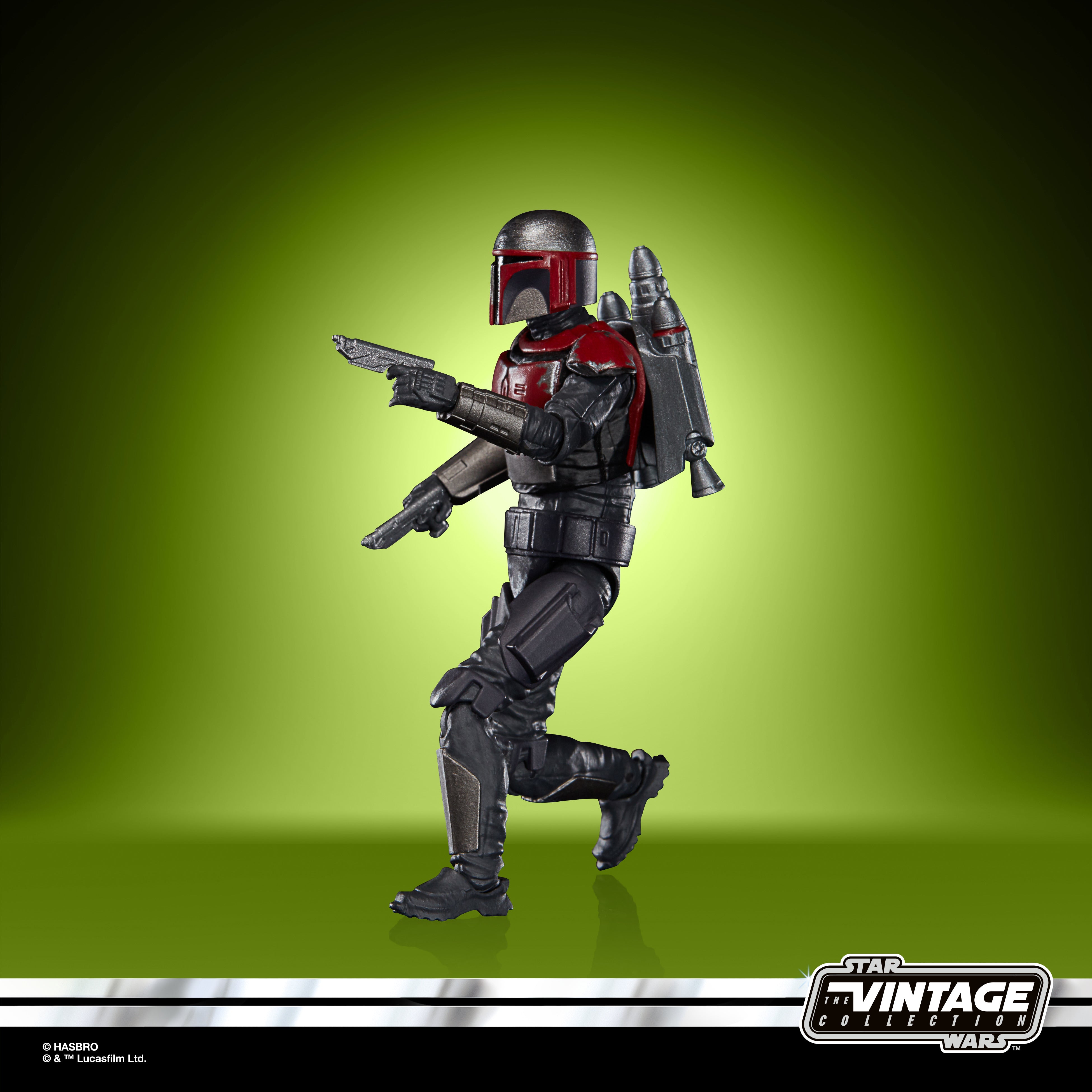 Figura hasbro star wars clone wars mandalorian supercommando vintage