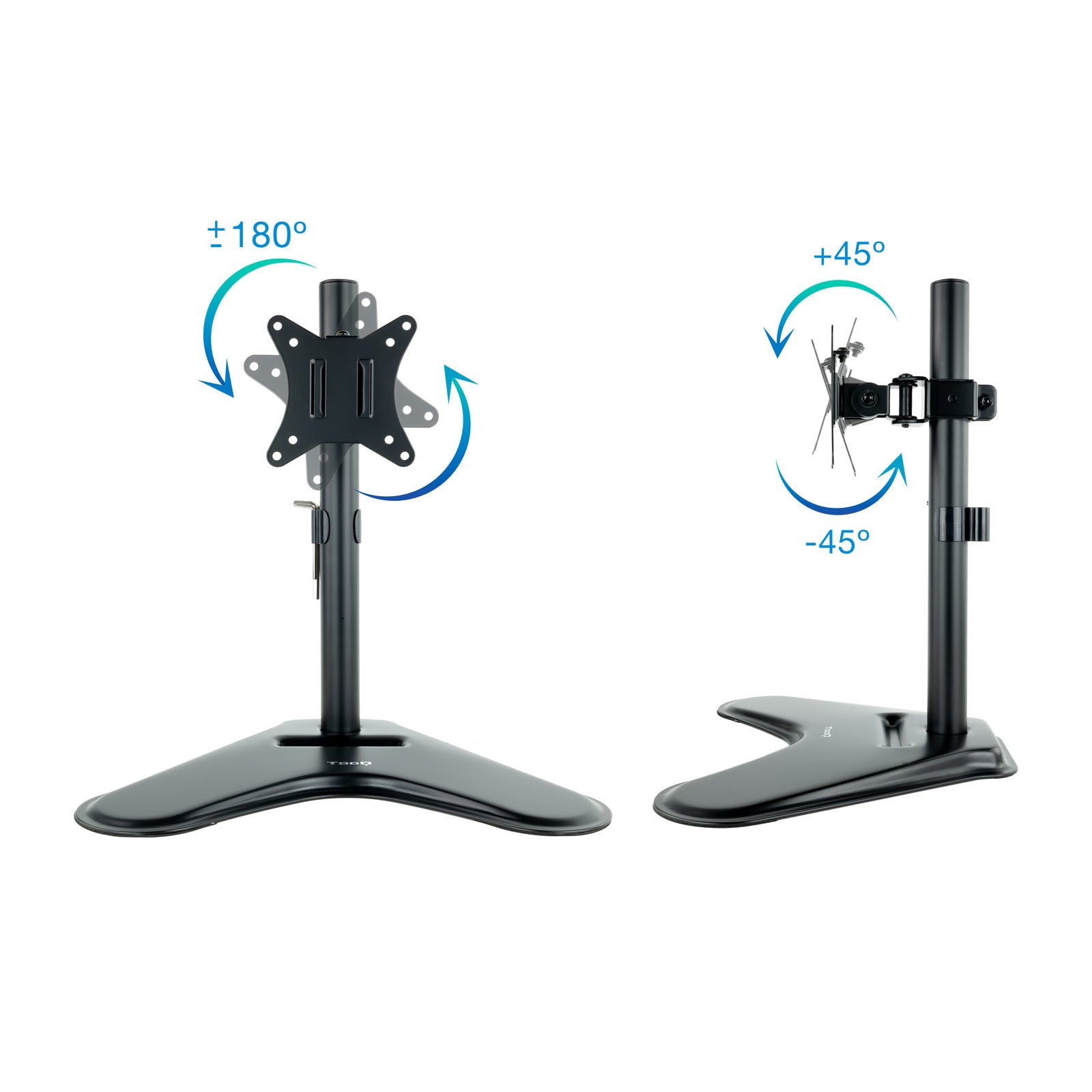 Soporte monitor de mesa tooq db1701tn - b para pantalla 17pulgadas - 32pulgadas carga maxima 9kg