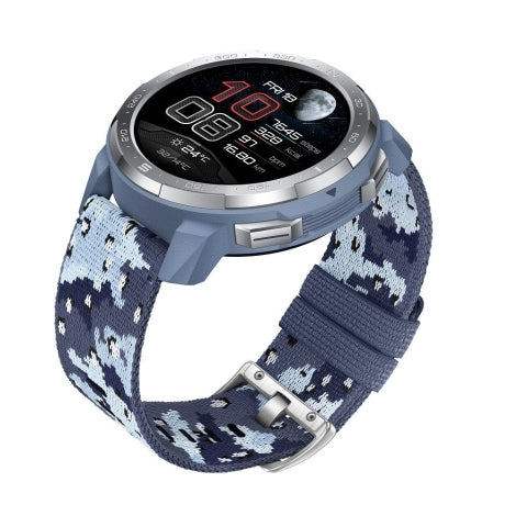 Reloj smartwatch honor watch gs pro camo blue f.cardiaca - gps - bt - 5 atm