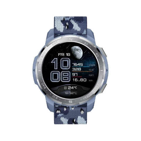 Reloj smartwatch honor watch gs pro camo blue f.cardiaca - gps - bt - 5 atm