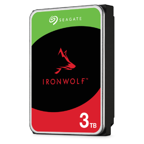 Disco duro interno hdd seagate ironwolf nas st3000vn006 3tb 3.5pulgadas 5400rpm -  256mb -  sata 3