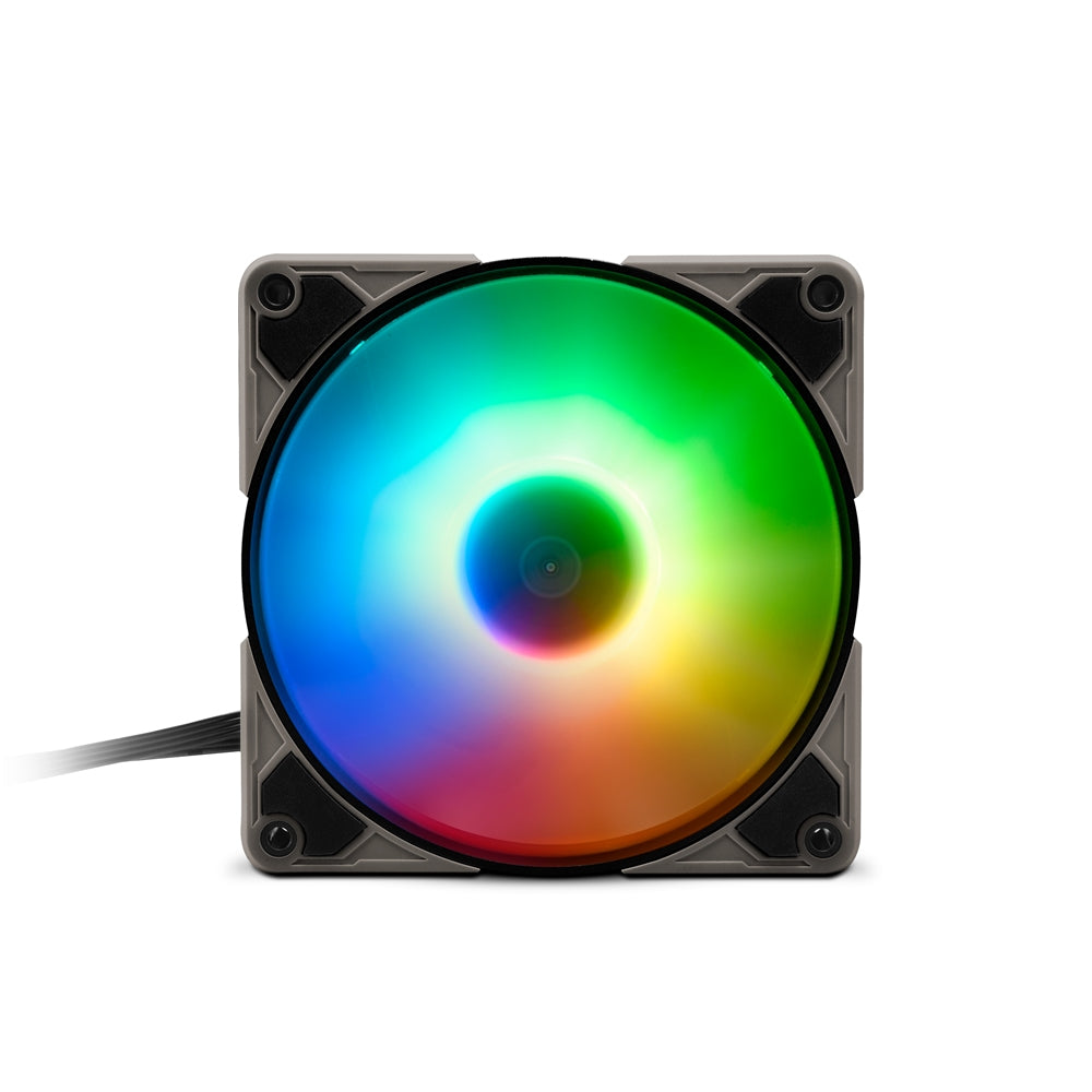 Ventilador caja sharkoon silentstorm 140 x 140 x 25 mm pwm rgb