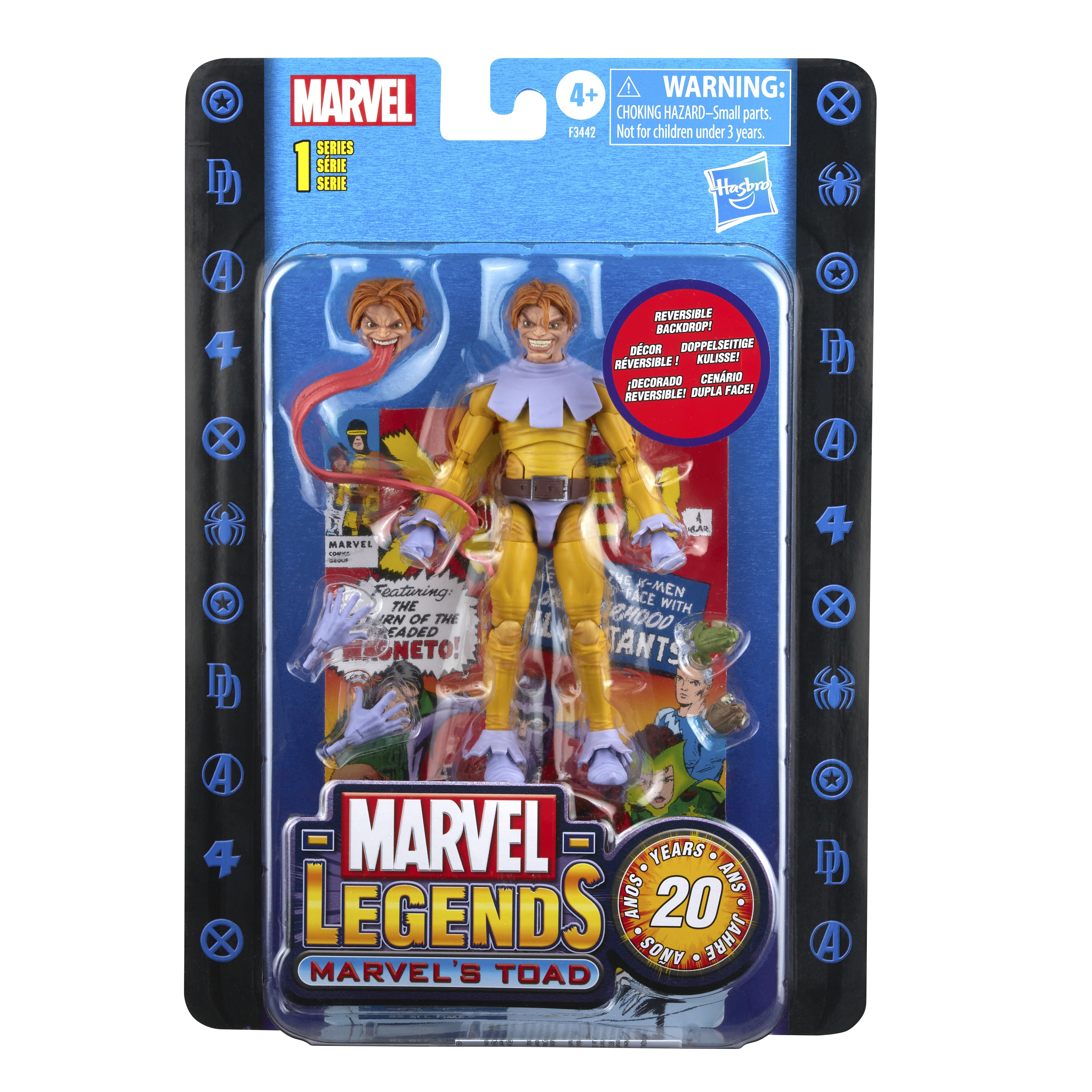 Hasbro marvel legend serie  figura 15 cm x - men toad