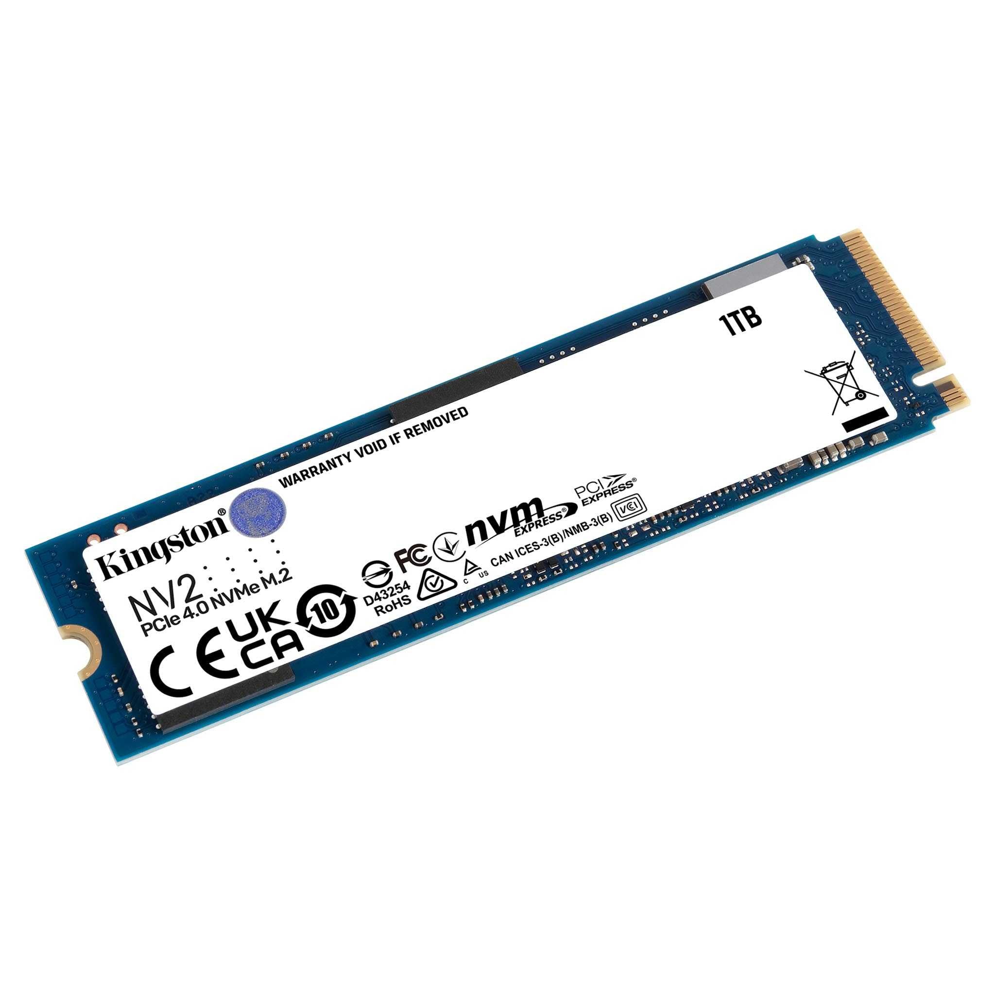 Disco duro interno ssd kingston snv2s - 1000g nv2 1tb m.2 pcie 4.0 nvme