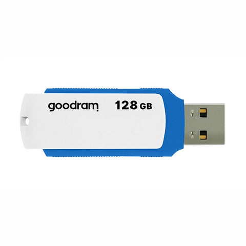 Memoria usb 2.0 goodram 128gb uco2 azul blanco