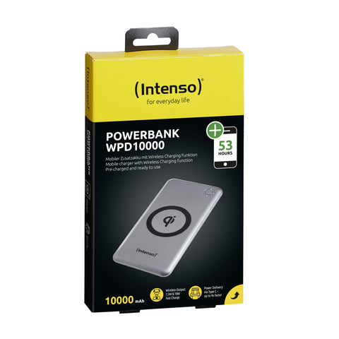 Powerbank intenso q 10000mah 2 x usb tipo a 1 x usb tipo c