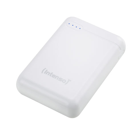 Powerbank intenso xs10000 10000mah usb tipo a usb tipo c blanco slim