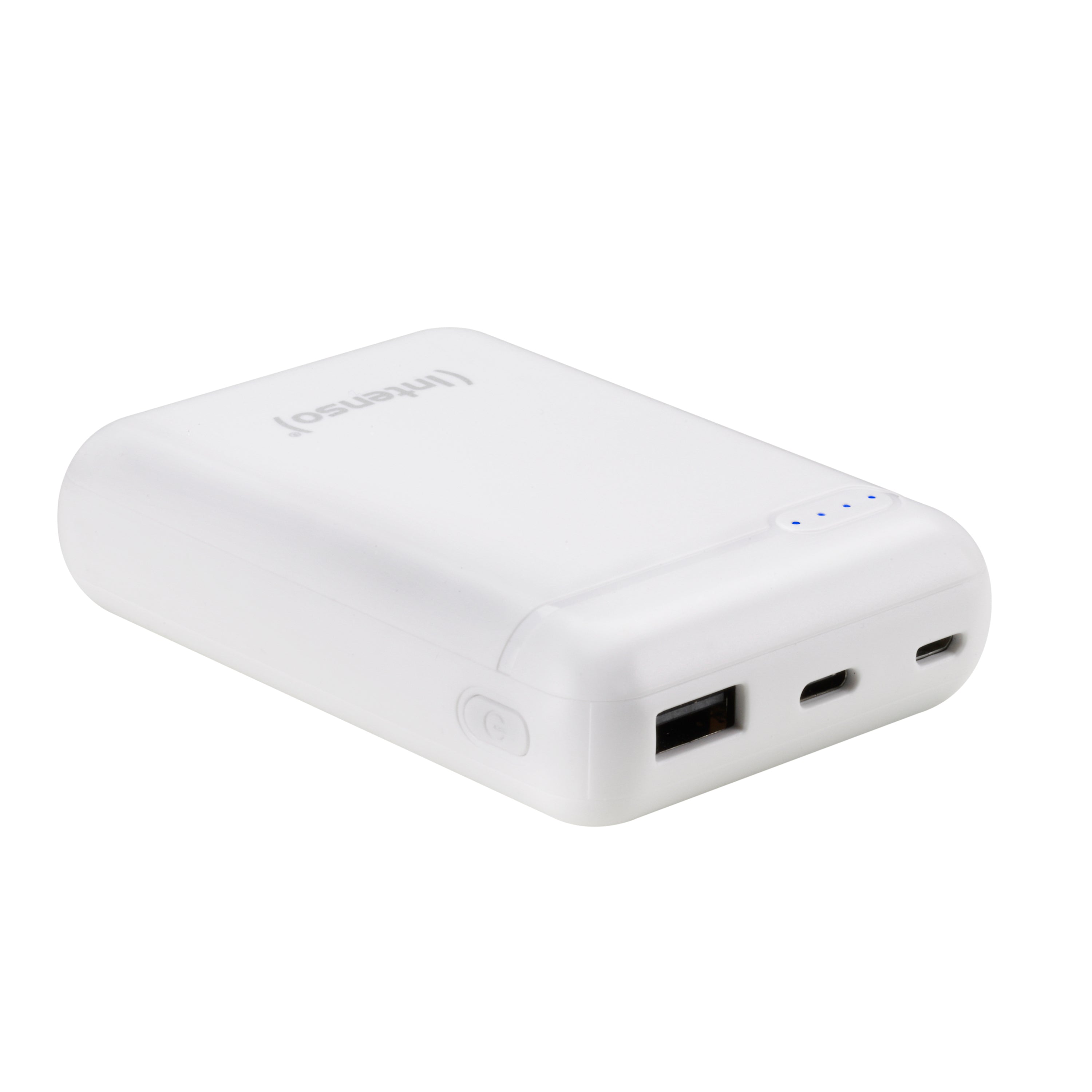 Powerbank intenso xs10000 10000mah usb tipo a usb tipo c blanco slim