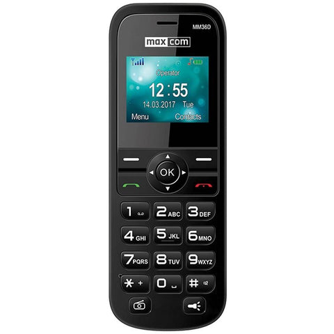 Telefono fijo inalambrico con tarjeta sim maxcom dec mm36d 1.77pulgadas -  3g
