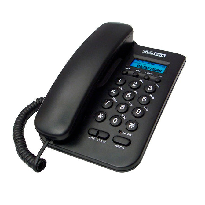 Telefono fijo maxcom kxt100 black