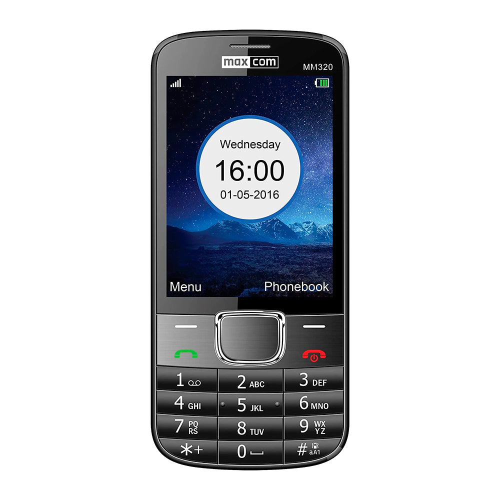 Telefono movil maxcom mm320 black -  3.2pulgadas -  2 mpx -  2g