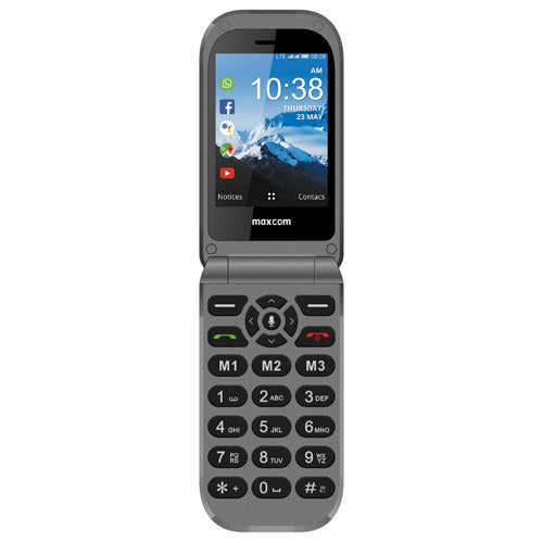 Telefono movil maxcom mk399 negro -  2.8pulgadas -  4gb rom -  512mb ram -  2mpx -  4g