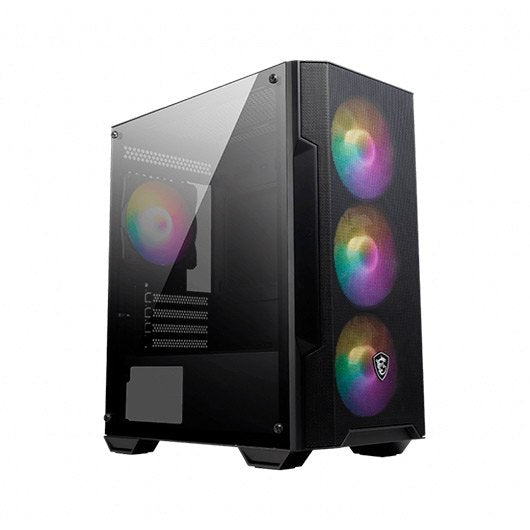 Caja ordenador gaming msi mag forge m100a m - atx 4 x 120mm 1 x usb 3.2 2 x usb 2.0 rgb