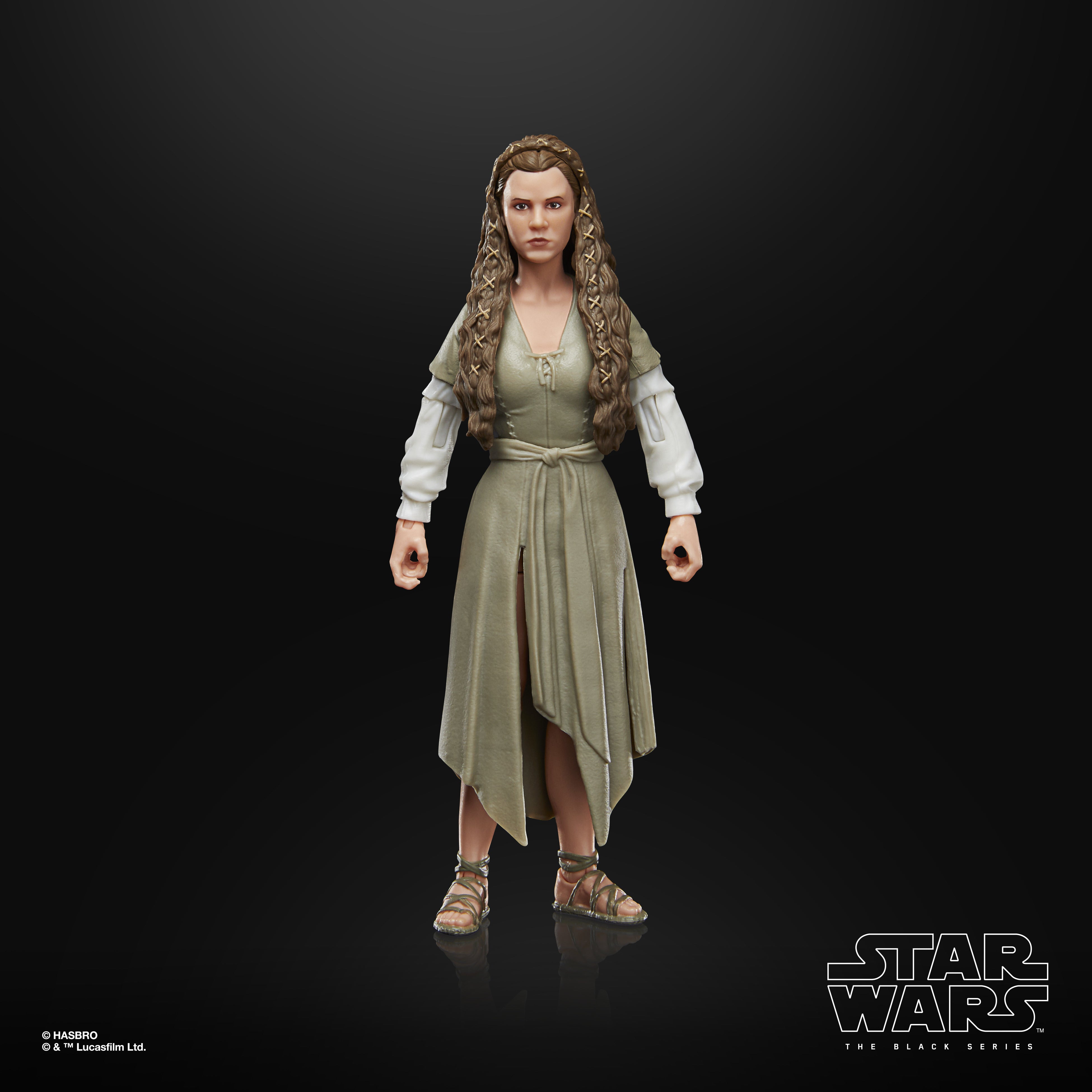 Figura hasbro princess leia ewok village  return of the jedi black series