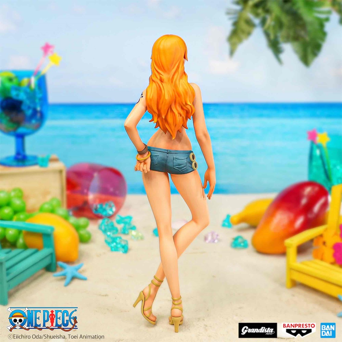 Figura banpresto grandista one piece nero nami