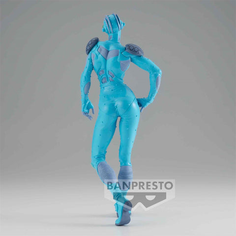 Figura banpresto jojo's bizarre adventure stone ocean grandista stone free