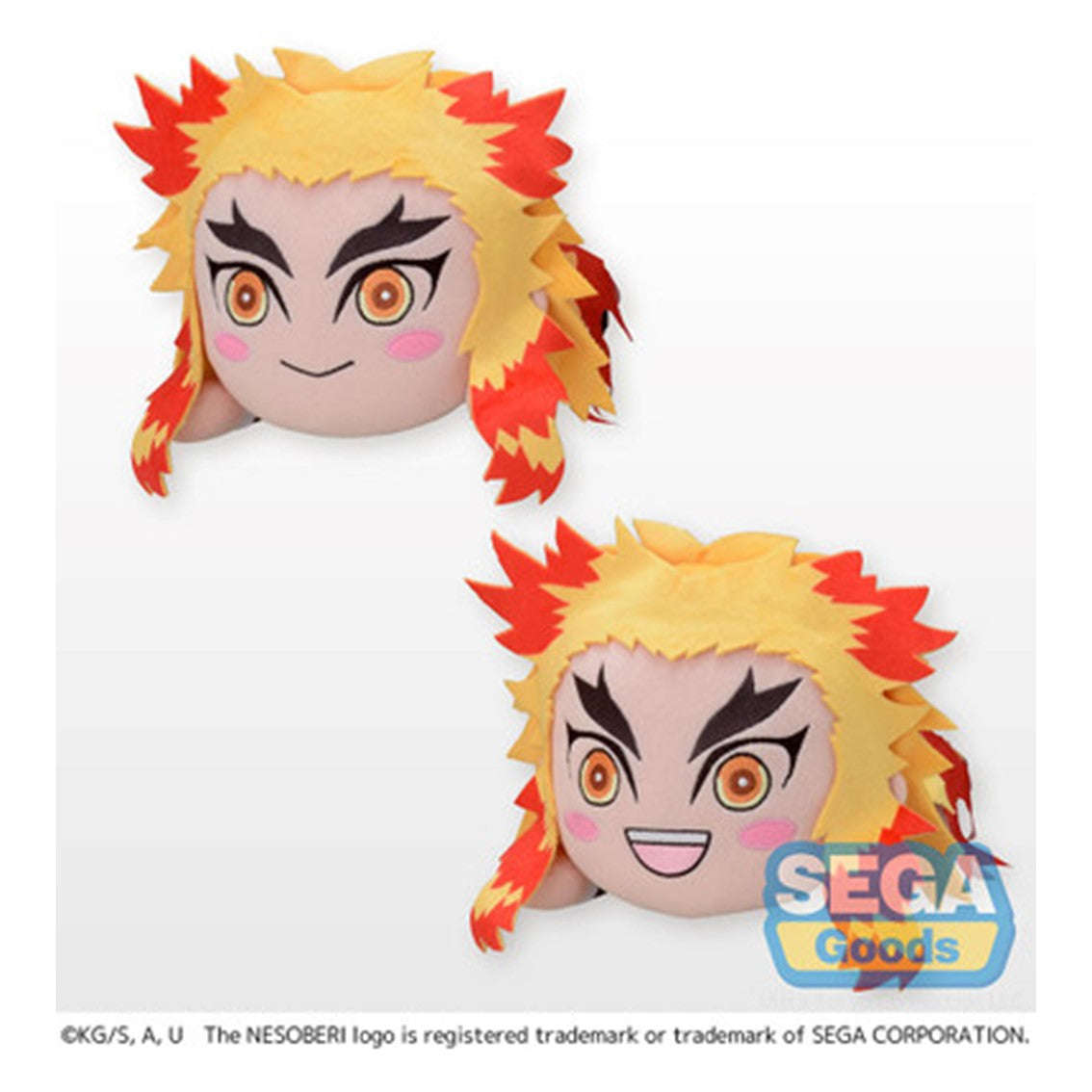 Peluche good smile company kimetsu no yaiba demon slayer kyojuro rengoku lay down series sp plush