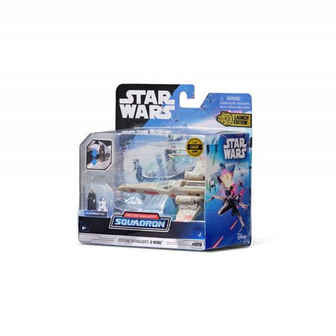 Figura jazwares star wars nave x - wing batalla y figura
