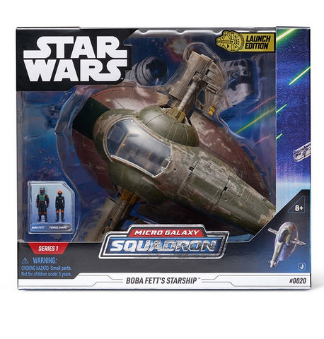 Figura star wars nave deluxe boba fett