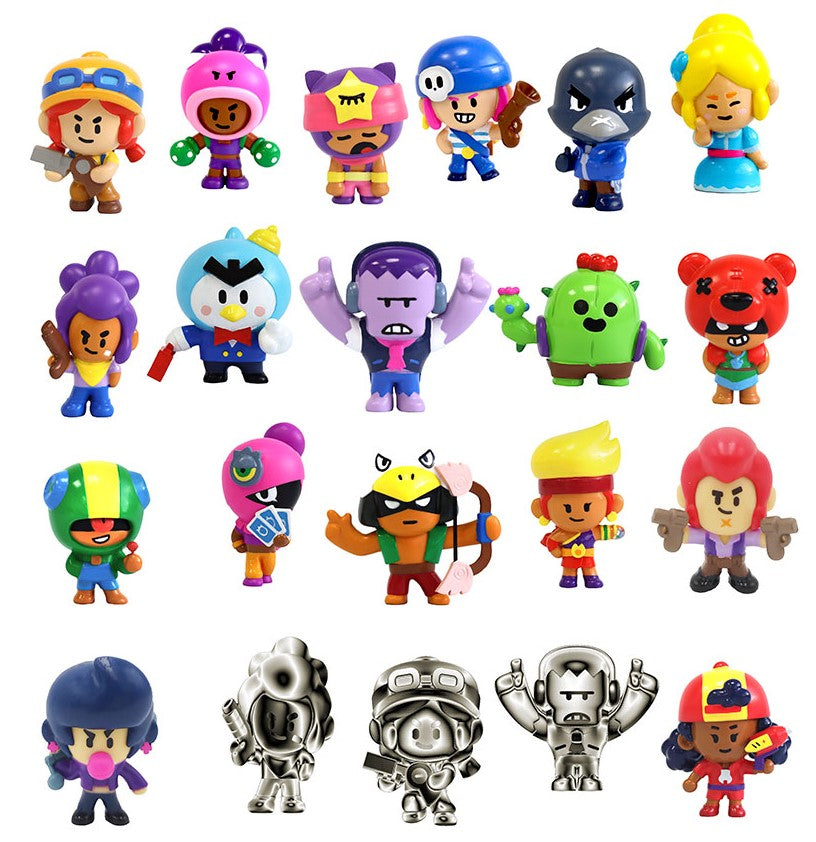 Figuras brawl stars caja pack 8 deluxe aleatorio