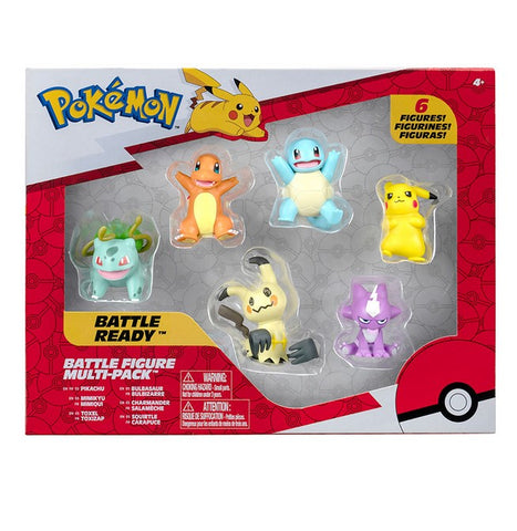 Figuras pokemon multipack 6