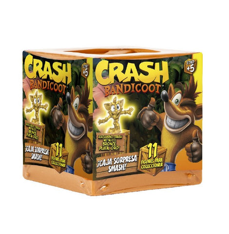 Figuras bizak crash bandicoot caja sorpresa