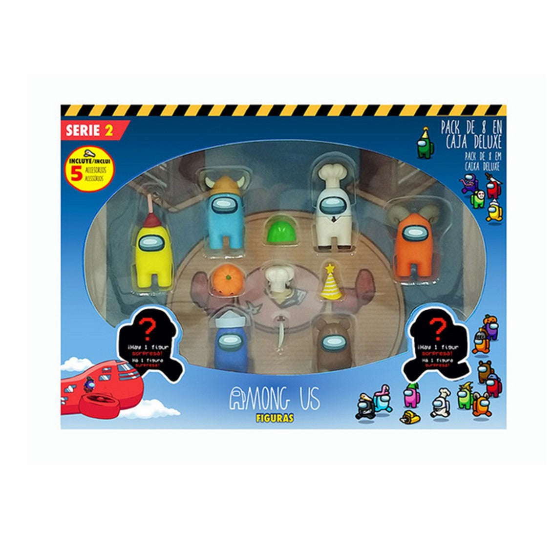 Figuras bizak among as s2 caja deluxe pack 8