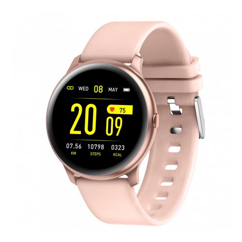 Reloj smartwatch maxcom fw32 neon pink gold 0.96pulgadas