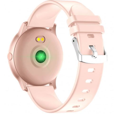 Reloj smartwatch maxcom fw32 neon pink gold 0.96pulgadas
