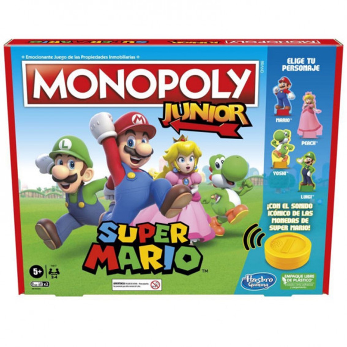 Juego de mesa monopoly jr super mario edition español