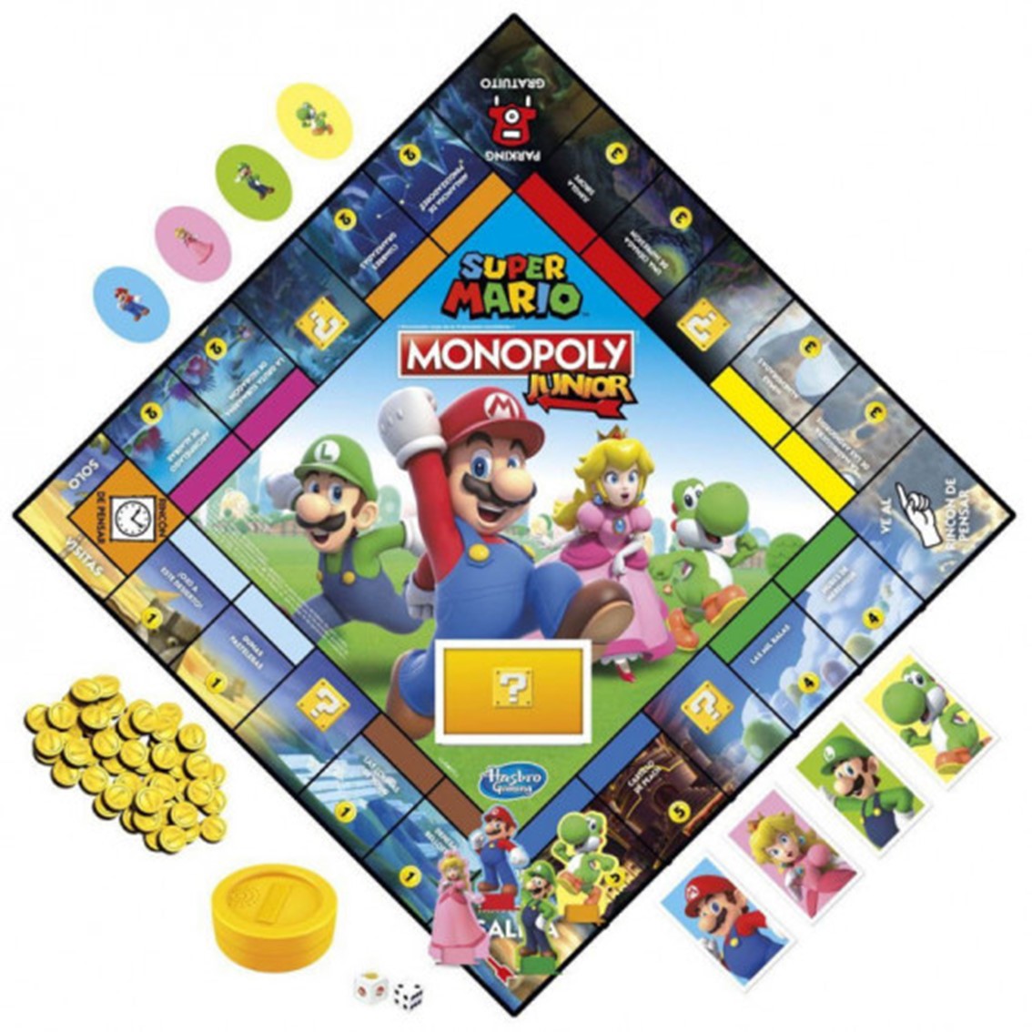 Juego de mesa monopoly jr super mario edition español