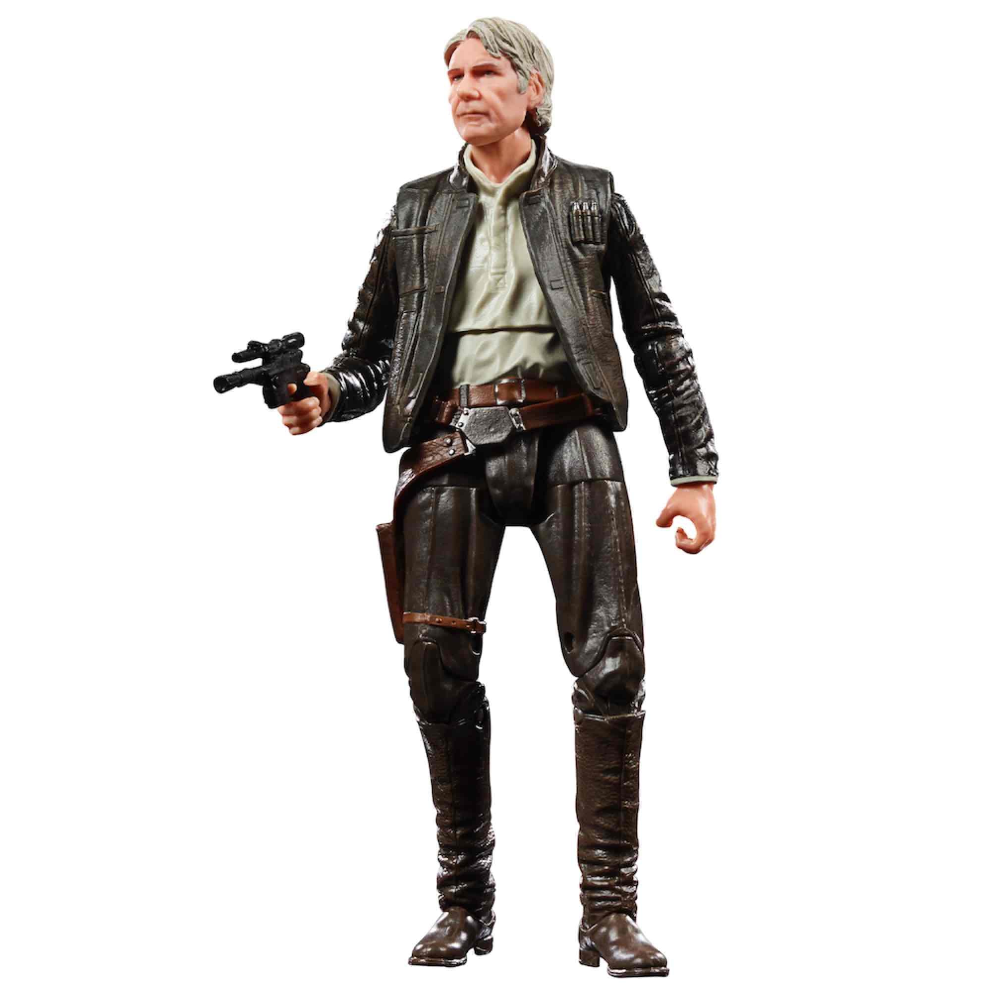 Figura hasbro star wars han solo el despertar de la fuerza black series