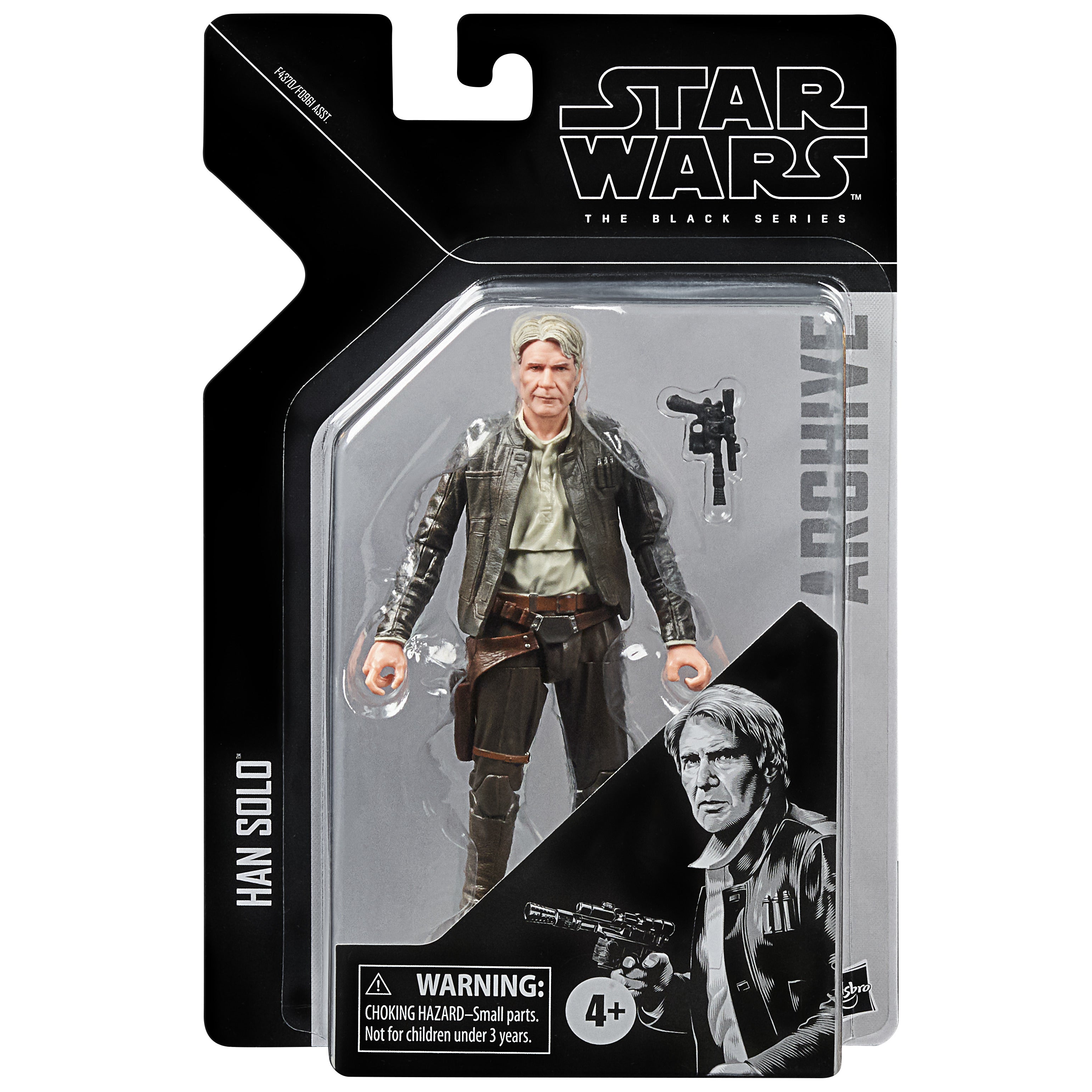 Figura hasbro star wars han solo el despertar de la fuerza black series