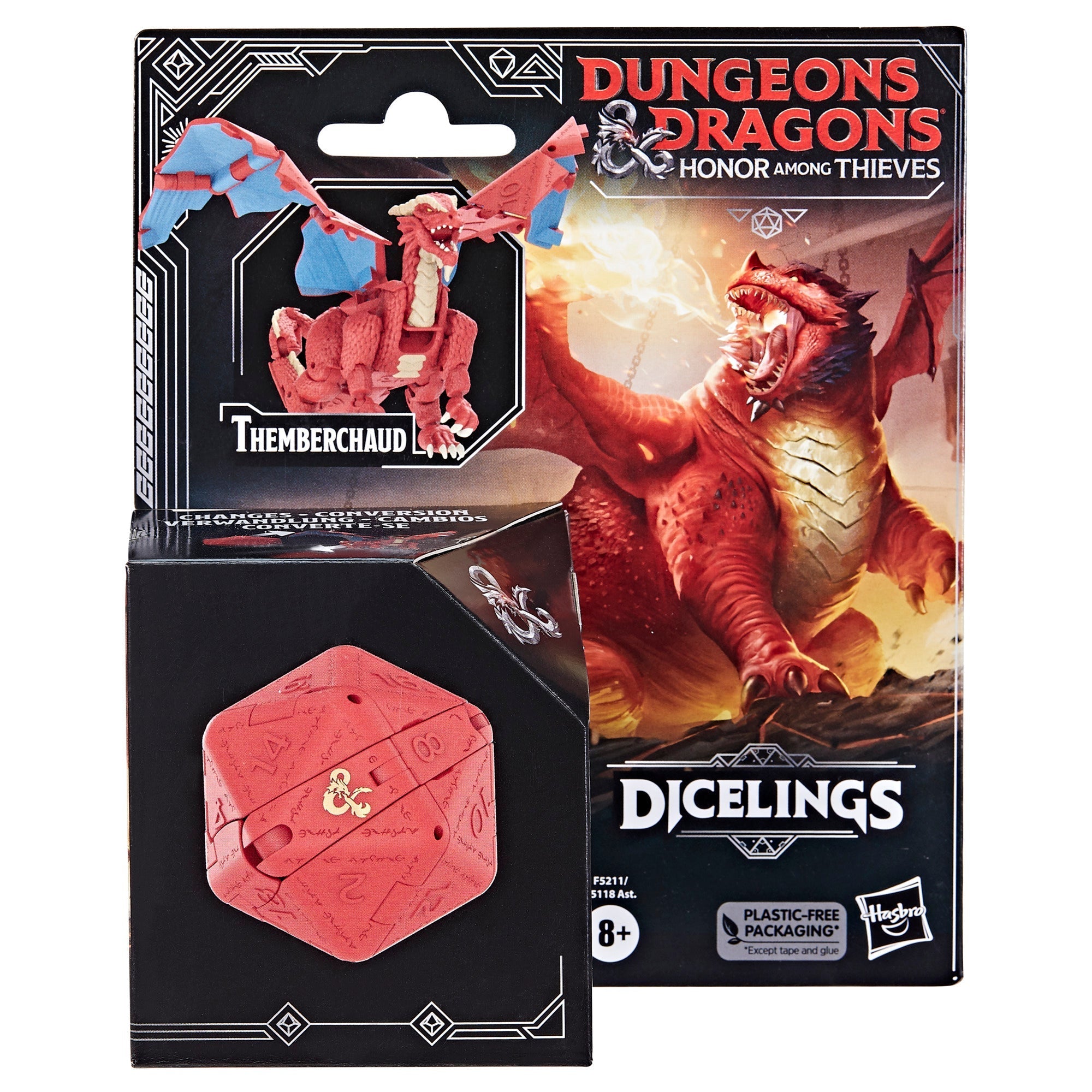 Figura hasbro dicelings dungeons & dragons : honor among thieves -  red dragon