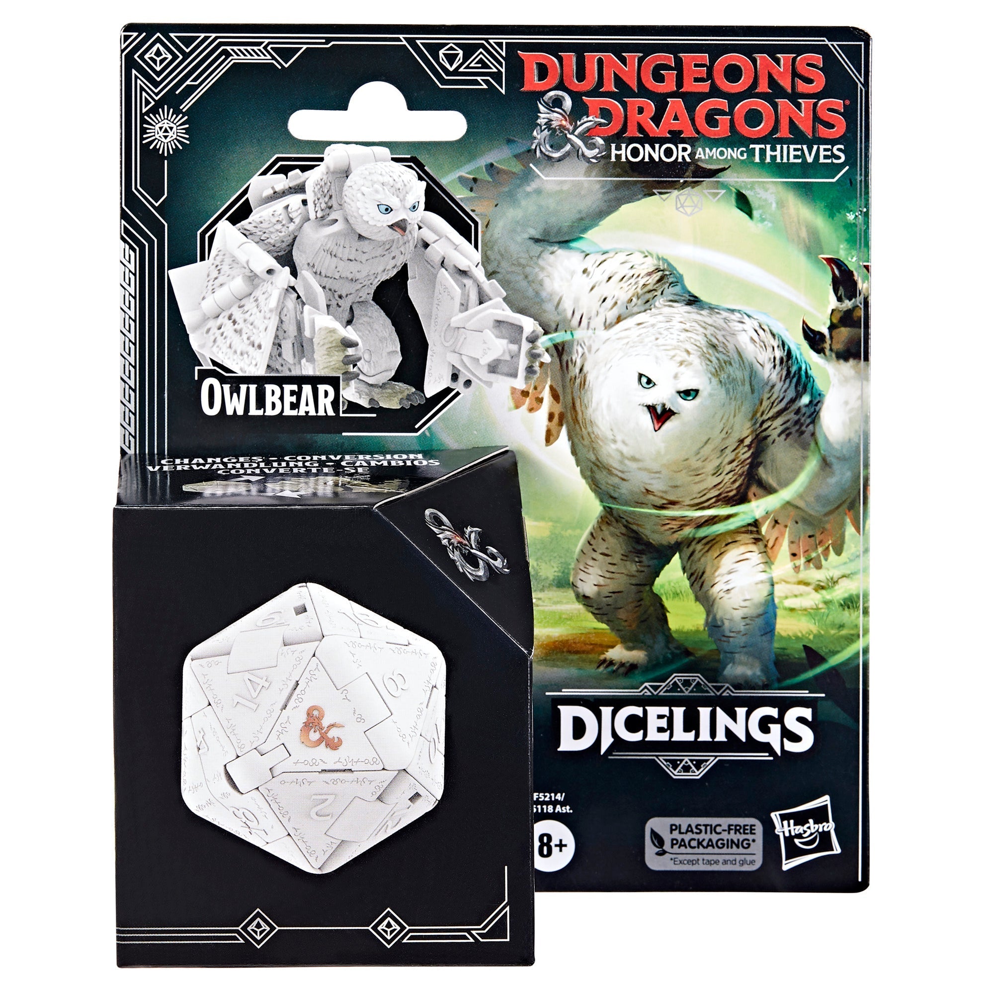 Figura hasbro dicelings dungeons & dragons honor among thieves -  white owlbear