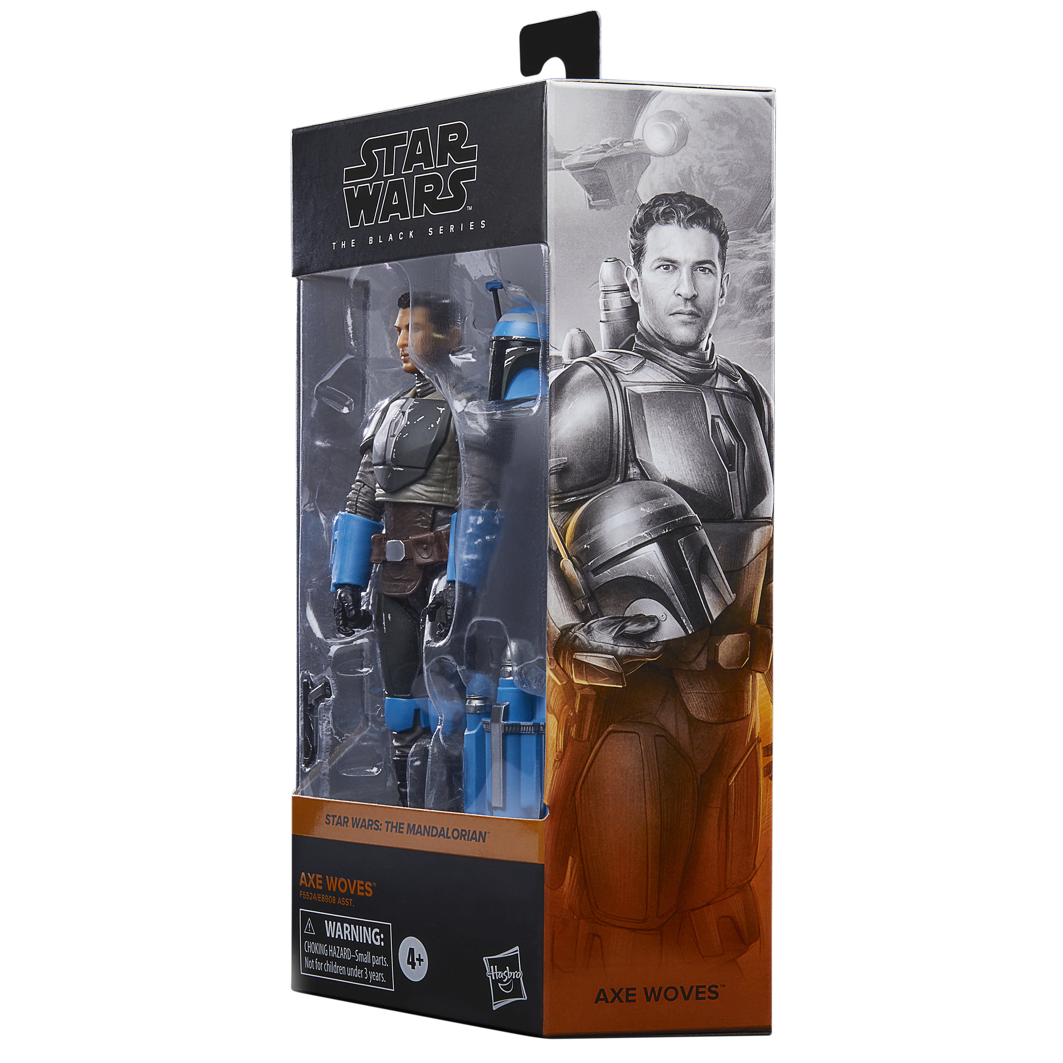 Figura hasbro star wars: the mandalorian -  axe woves