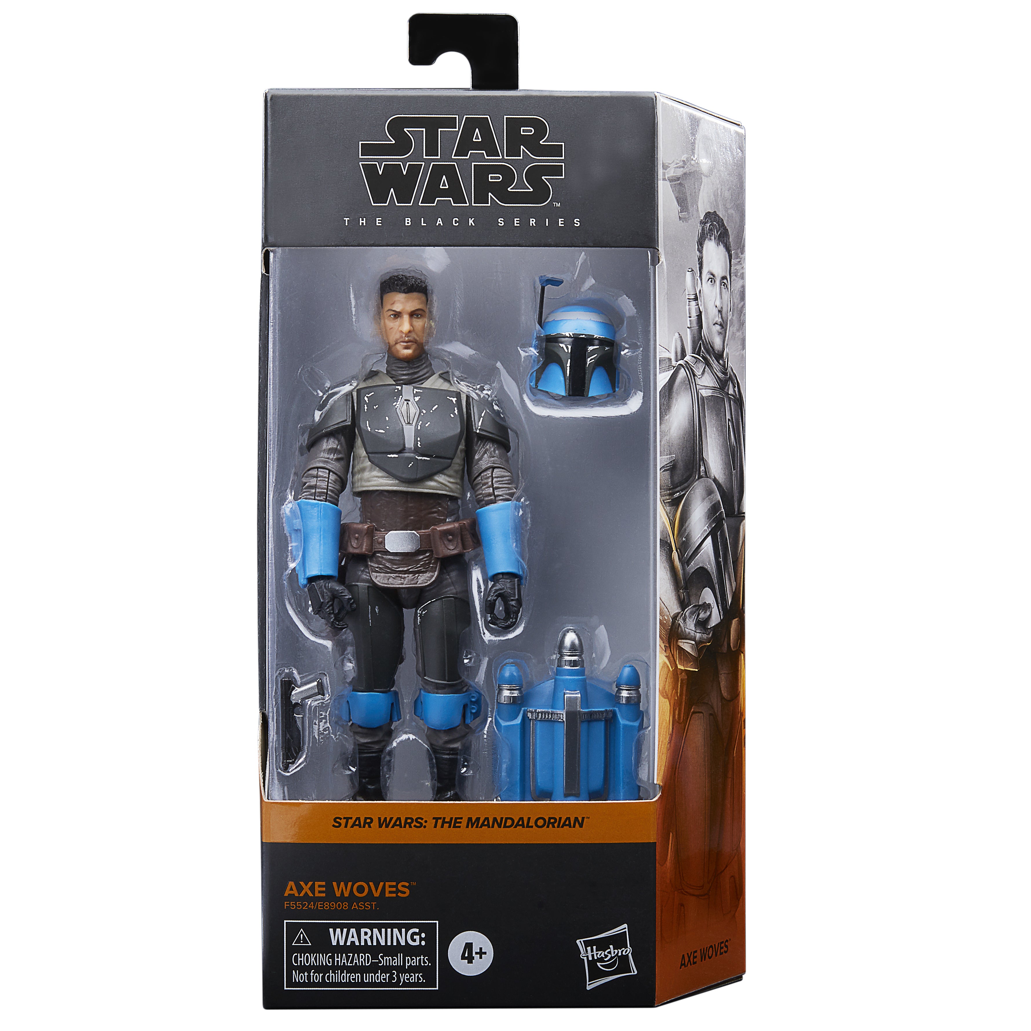 Figura hasbro star wars: the mandalorian -  axe woves