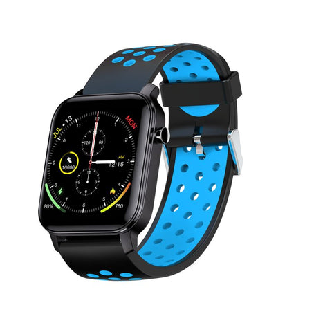 Reloj smartwatch leotec multisport bit 2 plus ip68 negro y azul 1.4pulgadas