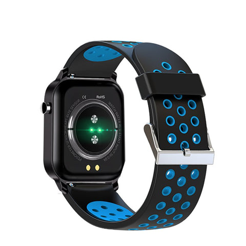 Reloj smartwatch leotec multisport bit 2 plus ip68 negro y azul 1.4pulgadas