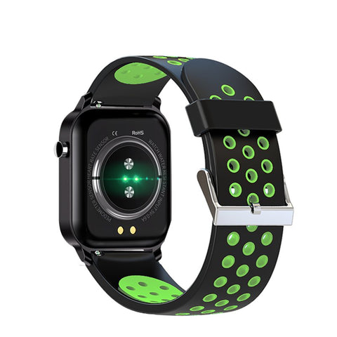 Reloj smartwatch leotec multisport bit 2 plus ip68 negro y verde 1.4pulgadas