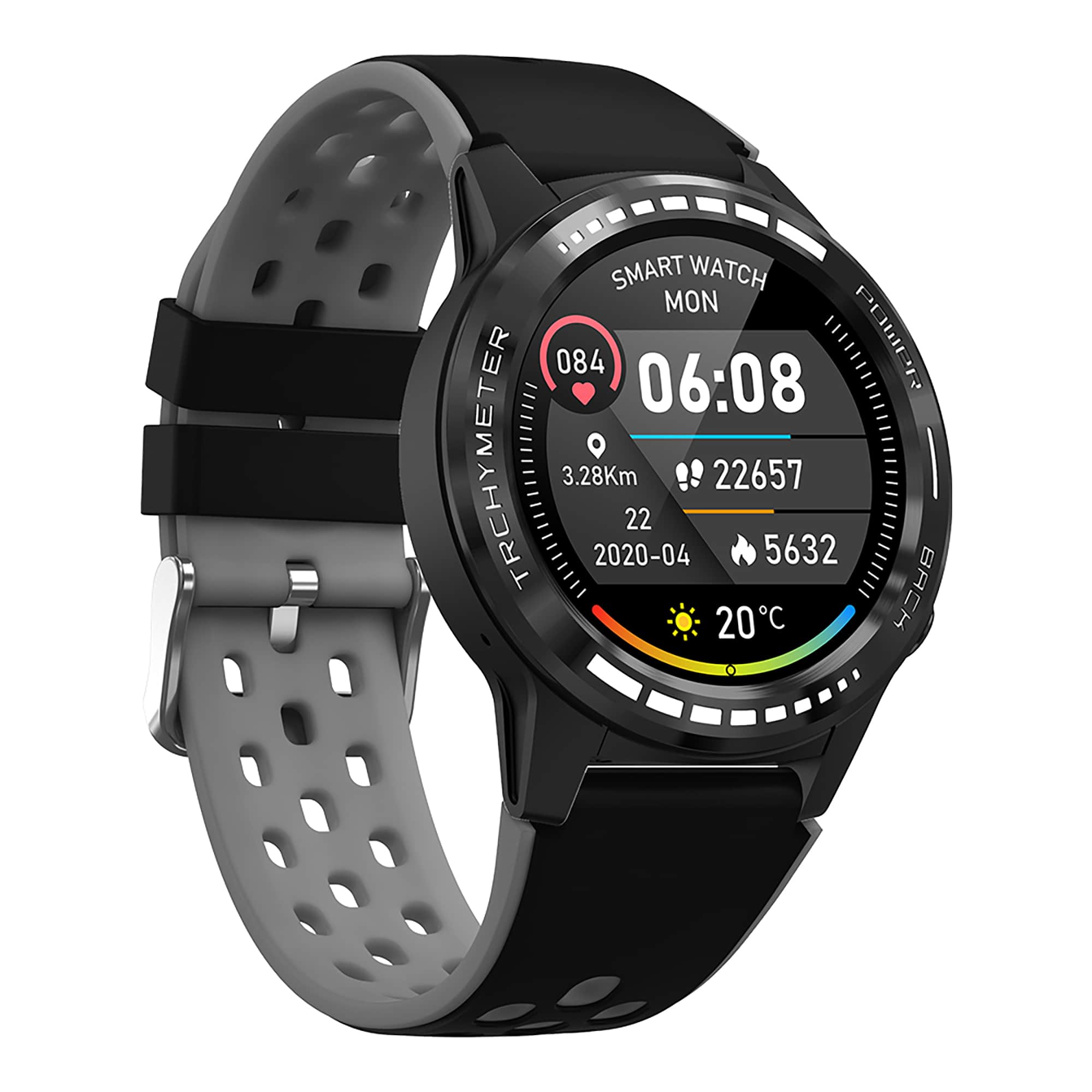Reloj smartwatch leotec multisport gps advantage plus negro 1.3pulgadas