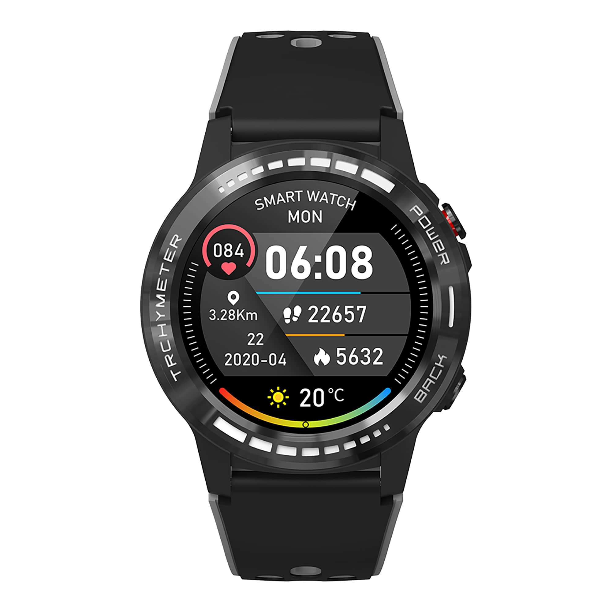 Reloj smartwatch leotec multisport gps advantage plus negro 1.3pulgadas