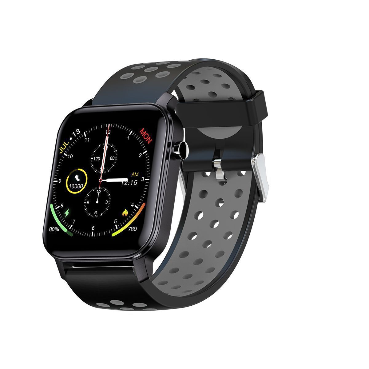 Reloj smartwatch leotec multisport bip 2 plus ip68 negro y gris 1.4pulgadas