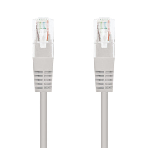 Latiguillo cable red utp cat.6 rj45 nanocable 1m gris