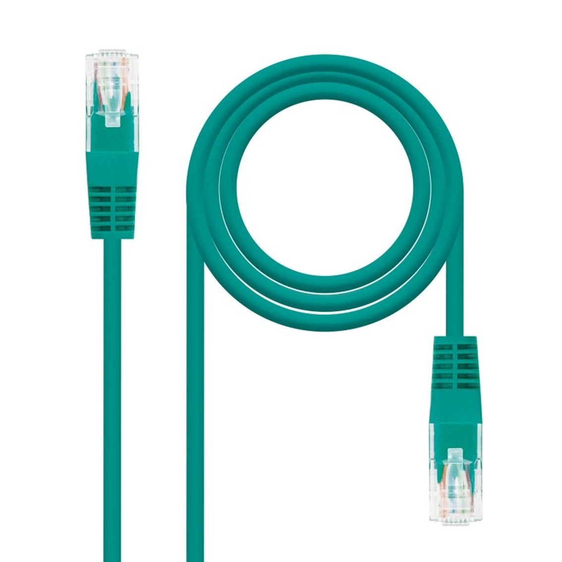 Latiguillo cable red utp cat.6 rj45 nanocable 2m verde