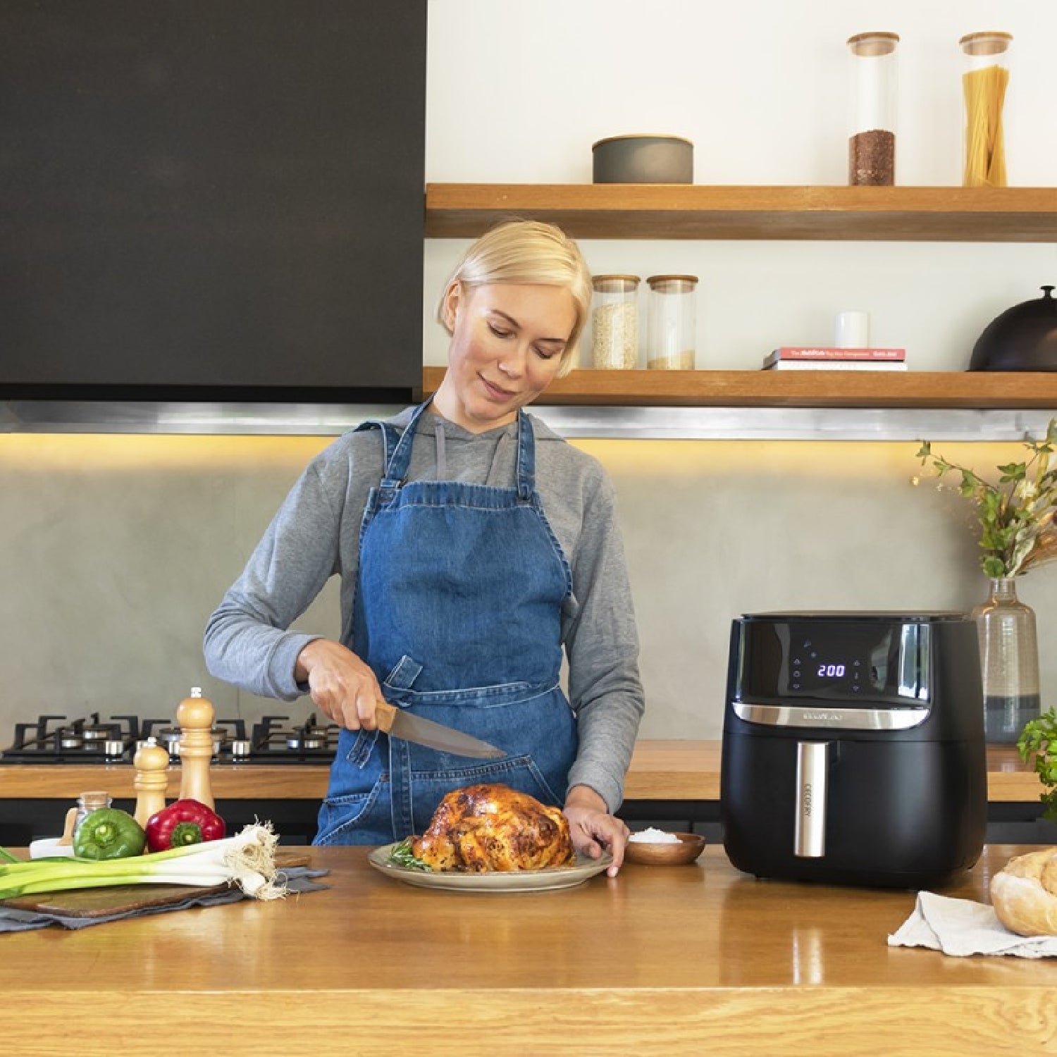 Airfryer cecotec freidora cecofry advance precision 1700w 5.5l