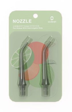 Recambio 2 boquillas oclean irrigador oral w10 n10 verde