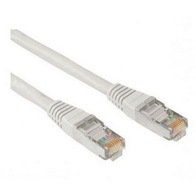 Latiguillo cable red utp cat.5e rj45 nanocable 0.25m gris